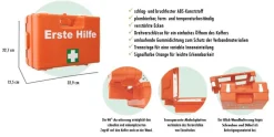 Erste-Hilfe-Koffer GASTRO für Betriebe nach aktueller DIN 13157 + Salvequick-Pflaster