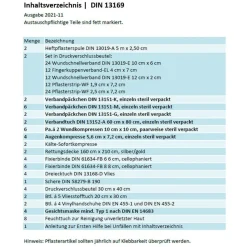 Erste-Hilfe-Koffer M2+ nach aktueller DIN/ EN 13169 für Betriebe ab 50 Mitarbeiter