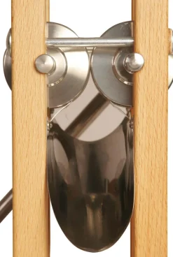 Eschenfelder Kornquetsche Tischmodell Holztrichter + Schraubzwinge + Kurbel + Bürste