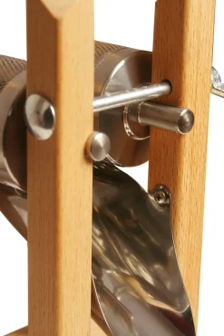 Eschenfelder Kornquetsche Tischmodell Holztrichter + Schraubzwinge + Kurbel + Bürste