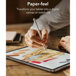 ESR iPad Pro 13 Zoll 2024 Schutzfolie Paper Feel 2 Stück Klare matte Oberfläche