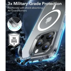 ESR MagSafe Hülle für iPhone 16 Pro Max, Militärnorm Schutz, Kratzfest, Mattiert