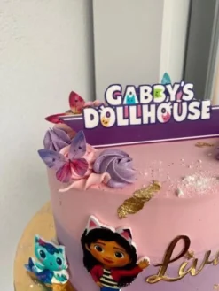 Essbar Gabby Gabbys Dollhouse Tortenaufleger Zuckermasse Fondant Zuckerbild