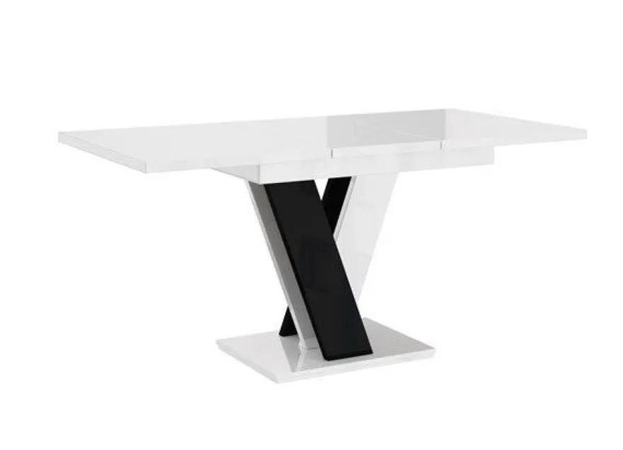 Esstisch MASIVE - Ausklappbar, Tisch, Wohnzimmer, Esszimmertisch, Hochglanz