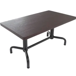 Esszimmertisch HWC-P31, Tisch Esszimmertisch, Industrial Holz 140x80cm