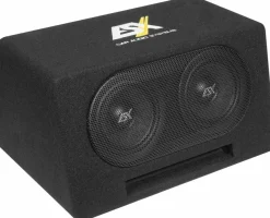 ESX DBX Dual 2x16,5 Bassreflex Doppel Subwoofer DBX-206Q cm 600 Watt