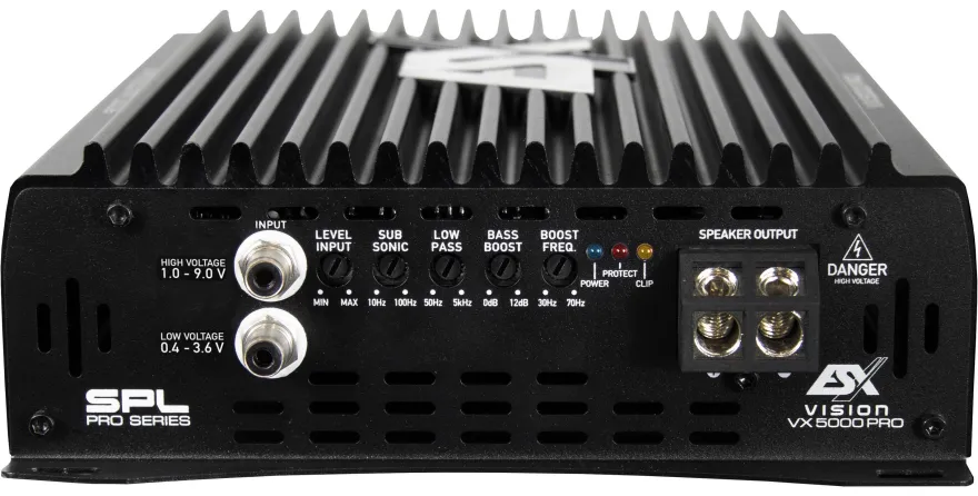 ESX VISION Digital Endstufe Verstärker für Subwoofer Monoblock VX5000PRO