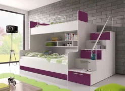 Etagenbett MAJA 2 - Doppelstockbett Hochglanz Kinderbett Hochbett !