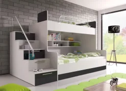 Etagenbett MAJA 2 - Doppelstockbett Hochglanz Kinderbett Hochbett !