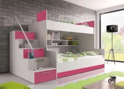 Etagenbett MAJA 2 - Doppelstockbett Hochglanz Kinderbett Hochbett !