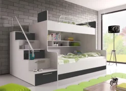 Etagenbett MAJA 2 - Doppelstockbett Hochglanz Kinderbett Hochbett !