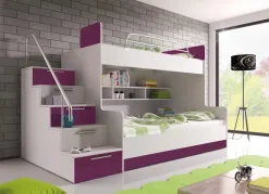 Etagenbett MAJA 2 - Doppelstockbett Hochglanz Kinderbett Hochbett !