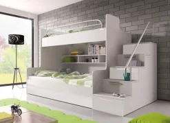 Etagenbett MAJA 2 - Doppelstockbett Hochglanz Kinderbett Hochbett !