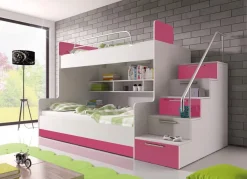 Etagenbett MAJA 2 - Doppelstockbett Hochglanz Kinderbett Hochbett !