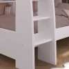Etagenbett Parisot Leo 11 mit Bettschublade 90x200 Holzdekor Weiß