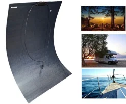 ETFE 100W 150W 180Watt Semiflexibel Monokristalline Solarpanel, Wohnmobil, Boot