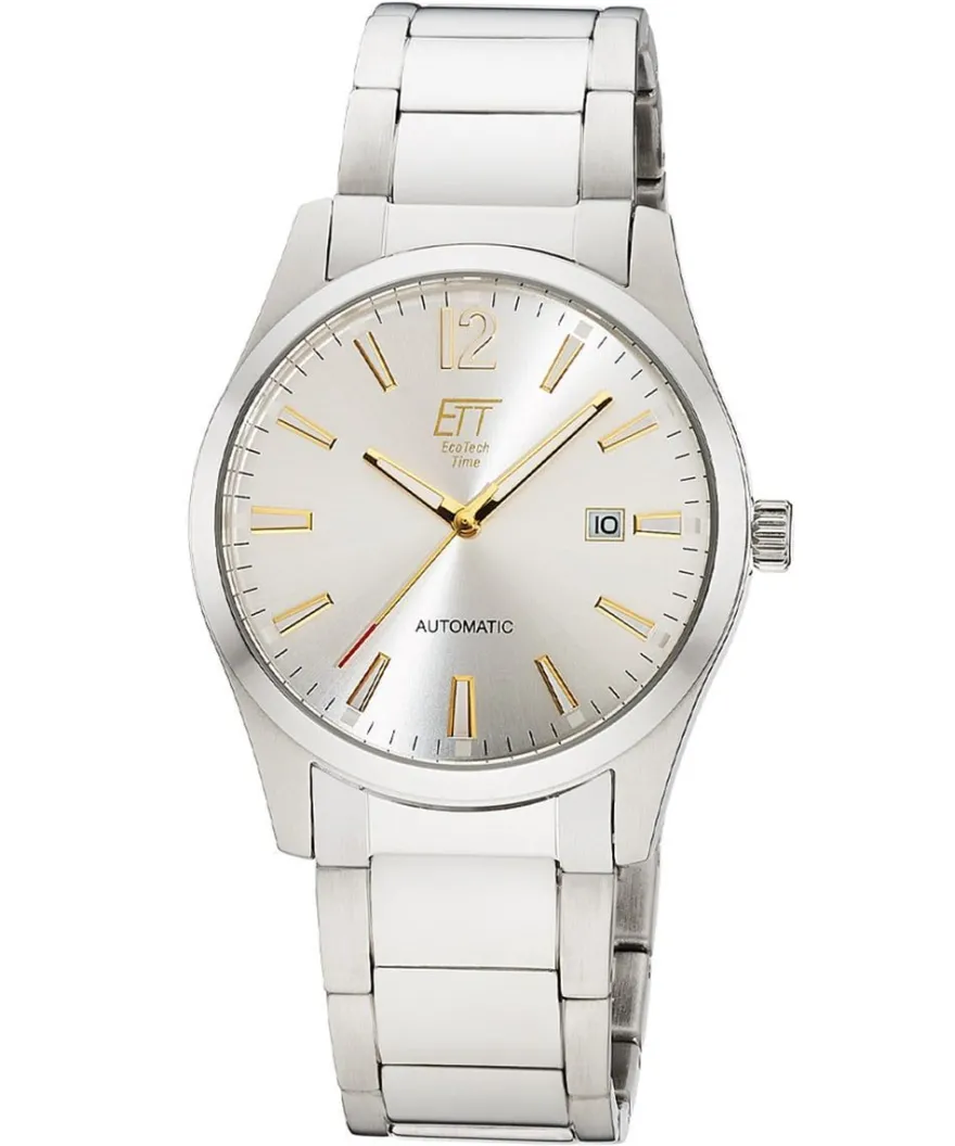 ETT Eco Tech Time Herren-Armbanduhr Automatik Motion Drive Zweifarbig EGS-40408-11M