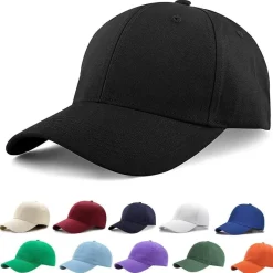Etyepoh Baseball Cap Herren Damen Unisex Verstellbar Reine Farbe Baseboard