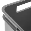 Euro Stapelbox Bruno Eco Grau Stapelkasten 16L Transport Eurobehälter 27x35x22