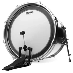 Evans BD24EMADCW 24 Bassdrum Fell White Coated