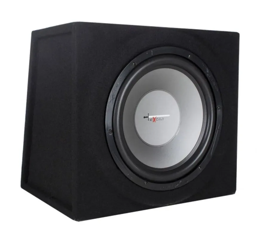 Excalibur 30cm Auto Subwoofer X12C 1000 Watt Geschlossenes Gehäuse Boombox