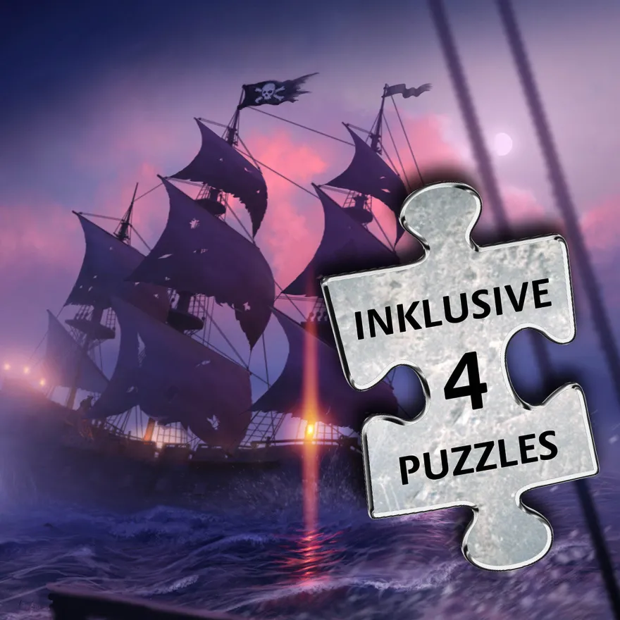 EXIT® Puzzle: Das Gold der Piraten ? Escape Game mit 4 Puzzles 12