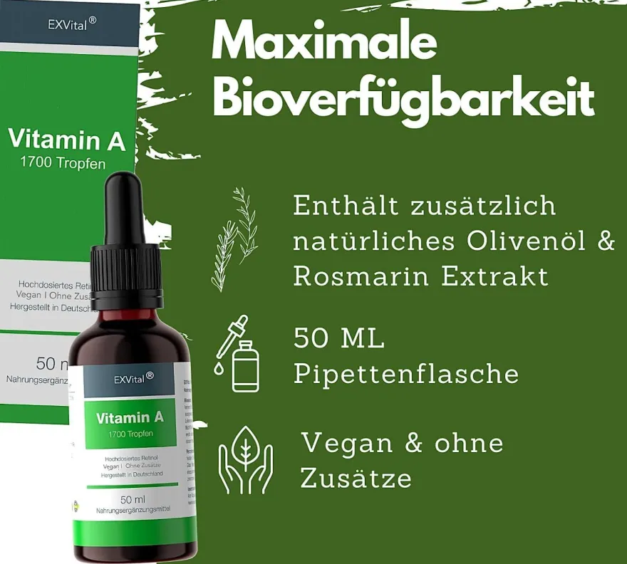EXVital® Vitamin A Tropfen (Retinol)