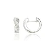 Eye Candy Klappcreole 925er Sterling Silber Zirkonia ECJ-CR0066
