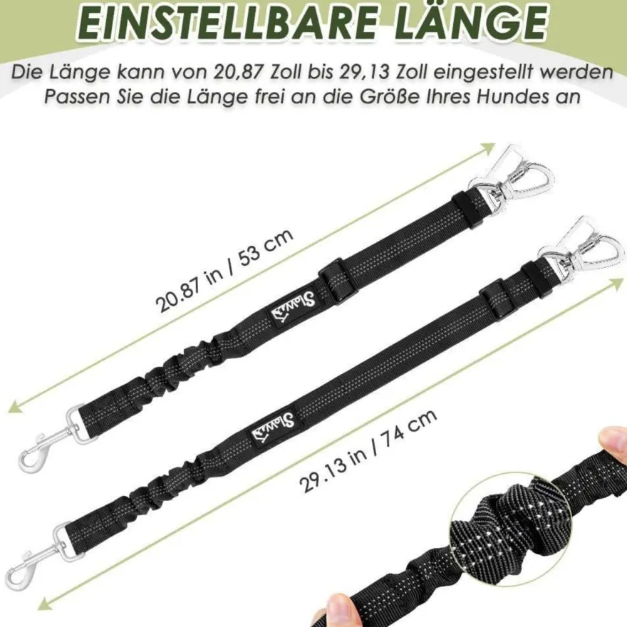 Eyein Hundegeschirr mit Sicherheitsgurt für Auto, atmungsaktiv, verstellbar
