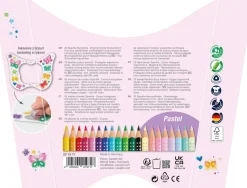 Faber-Castell Geschenkset Sparkle Buntstifte Schmetterling 201971 20-tlg