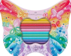 Faber-Castell Geschenkset Sparkle Buntstifte Schmetterling 201971 20-tlg