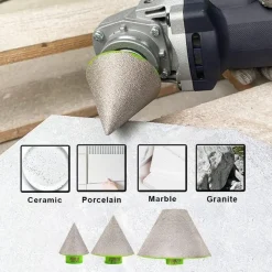 Fachlich Diamant Fingerfräser 35MM mit M14 Gewinde zum Anfasen von Löchern und