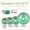 Fachlich Diamant Schleiftopf 100mm Doppelreihe für Beton, Mauerwerk, Granit