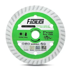 Fachlich Diamant-Trennscheibe 75mm für Beton und Granit, 1 Stück