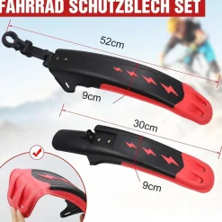 Fahrrad Schutzblech Set Universal Bike Fender 24-29 Zoll MTB Road Mountain