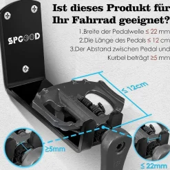 Fahrrad Wandhalterung 3-in-1 Aufhängung 32KG MTB E-Bikes Rennrad 2 Stücke