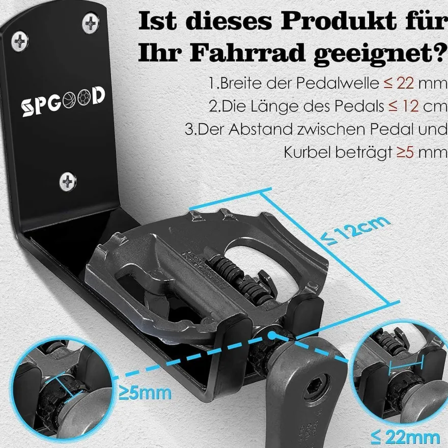 Fahrrad Wandhalterung 3-in-1 Aufhängung 32KG MTB E-Bikes Rennrad 2 Stücke