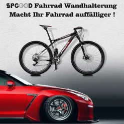 Fahrrad Wandhalterung 3-in-1 Aufhängung 32KG MTB E-Bikes Rennrad 2 Stücke