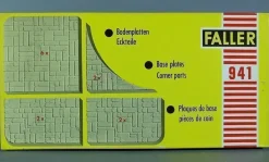 Faller AMS 941 Bodenplatten Eckteile Eckbodenteile Bodenteile NEU OVP