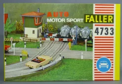 Faller AMS H0 4733 Beschrankter Bahnübergang AMS-Version Elektro-Modell 60er NEU OVP