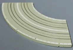 Faller AMS H0 4390 439001 Kurve Bogen Strecke Schiene zweispurig 90° Rand weiß rauh