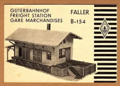 Faller H0 Anleitung Bauanleitung Instruction B-154 Güterbahnhof Güterumschlag Lager