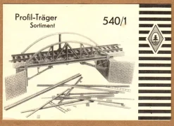 Faller H0 Anleitung Bauanleitung Instruction 540/1 Profile Stahlprofile T-Träger Set