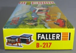 Faller H0 B-217 Tankstelle Shell ODZ 1 mit Werkstatt und Shop 50er/60er NEU OVP