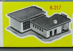 Faller H0 B-217 Tankstelle Shell ODZ 1 mit Werkstatt und Shop 50er/60er NEU OVP