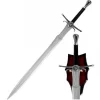 Fantasy Schwert Witcher inklusive Wandtafel