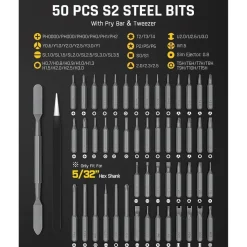 Fanttik E2 Ultra 50in1 Elektro Präzisions-Schraubendreher Set mit 0.6Nm