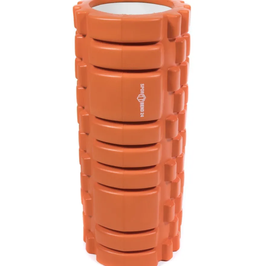 Faszienrolle mit Noppen orange 33 x 14 cm