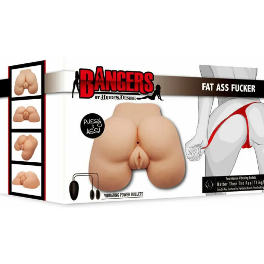 FAT ASS FUCKER Masturbator WITH Vibrator