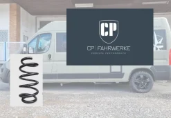 Federn Vorderachse Wohnmobil Schraubenfedern CP Fahrwerke L Ducato ab 2006 Auflastung